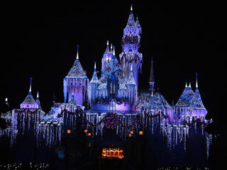 Disneyland new year lights