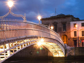 Dublin new year fireworks view