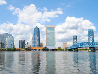 Jacksonville city skyline