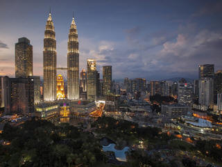 Petronas Towers Kuala Lumpur new years eve