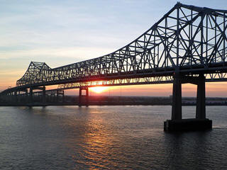 New Orleans Mississippi Bridge