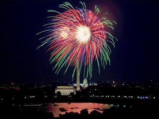 USA new years eve fireworks