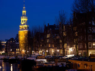 Amsterdam new year fireworks