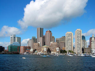 Boston city skyline