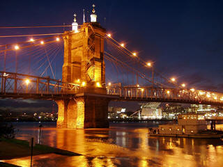 Cincinnati new years eve skyline