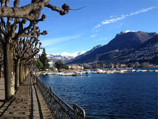 Lugano lake