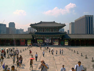 Seoul city skyline