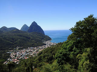 St Lucia Pitons